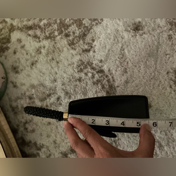 NWOT Aldo Black bag- compact Beaded handle - Picture 5 of 8